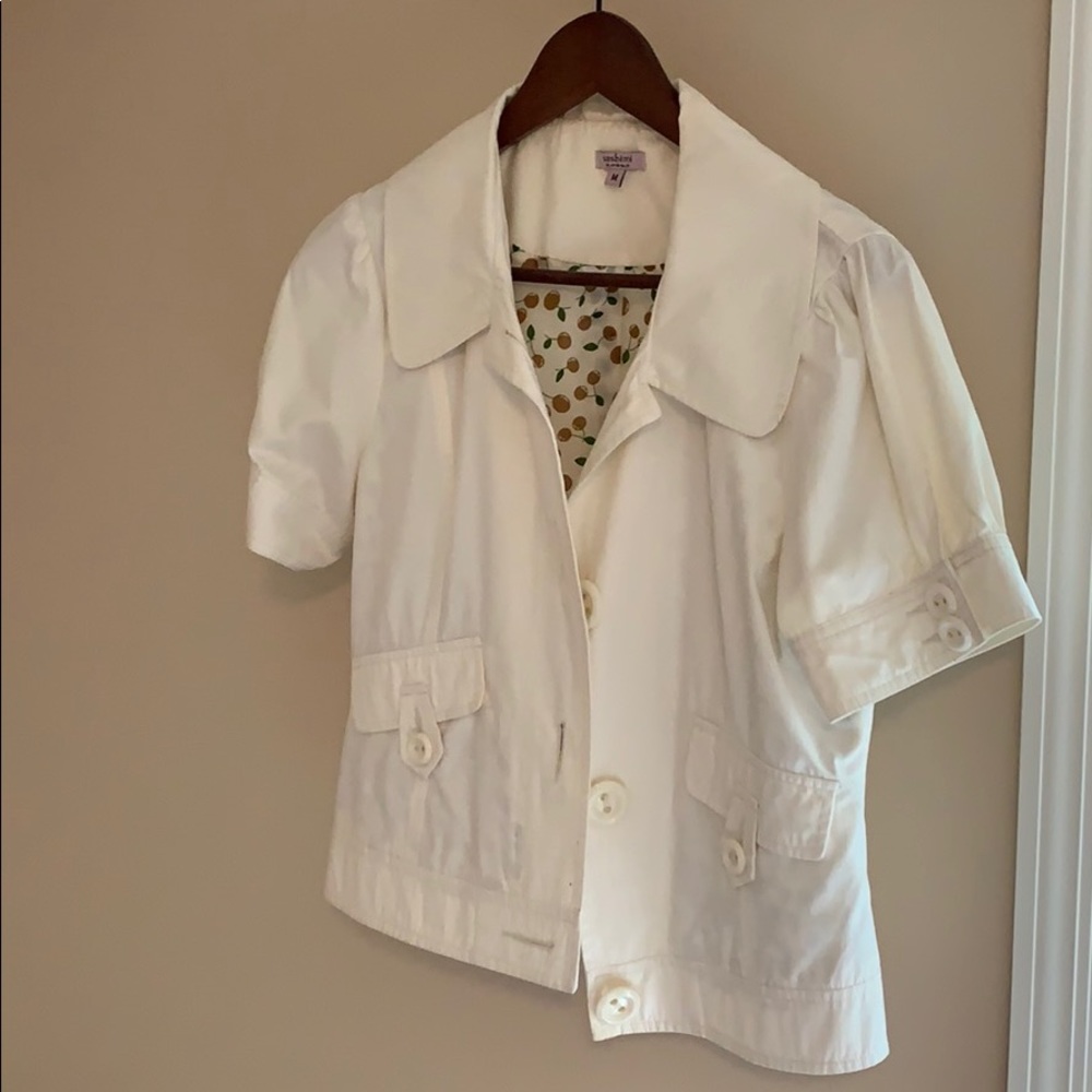 Sashimi cropped jacket - short sleeve